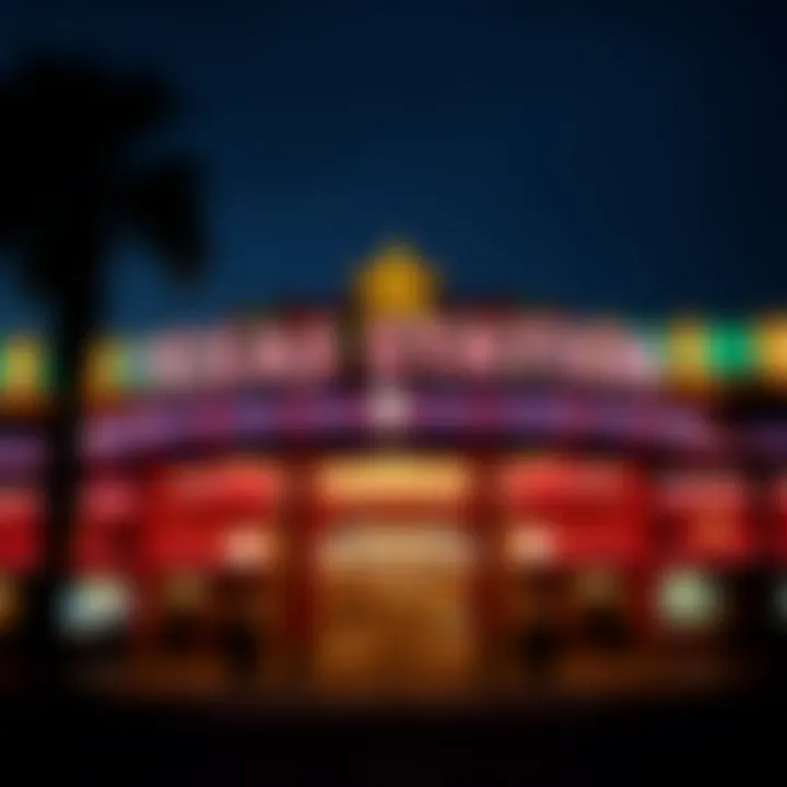 Exterior view of Texas Station showcasing its vibrant entrance