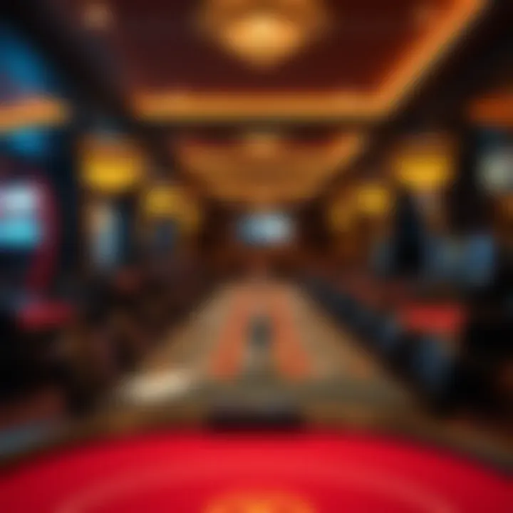 A serene area dedicated to responsible gambling information and resources.