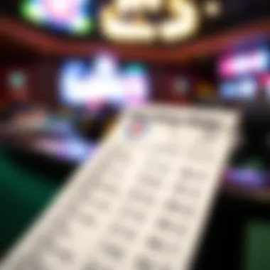 Understanding Betting Slips at Cubs Sportsbook Close-up of a betting slip with odds and sports teams