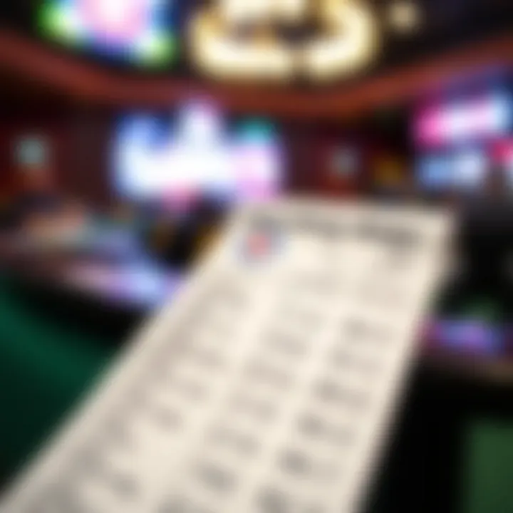 Understanding Betting Slips at Cubs Sportsbook Close-up of a betting slip with odds and sports teams