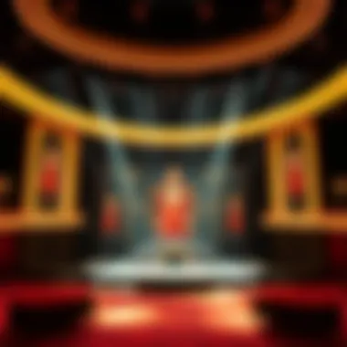 Innovative Stage Design of 'The Dream Show' An artistic rendering of the stage design that showcases the innovative set elements used in the production