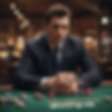 Psychological Motivations Behind Gambling Behavior An illustration depicting psychological factors influencing gambling behavior.