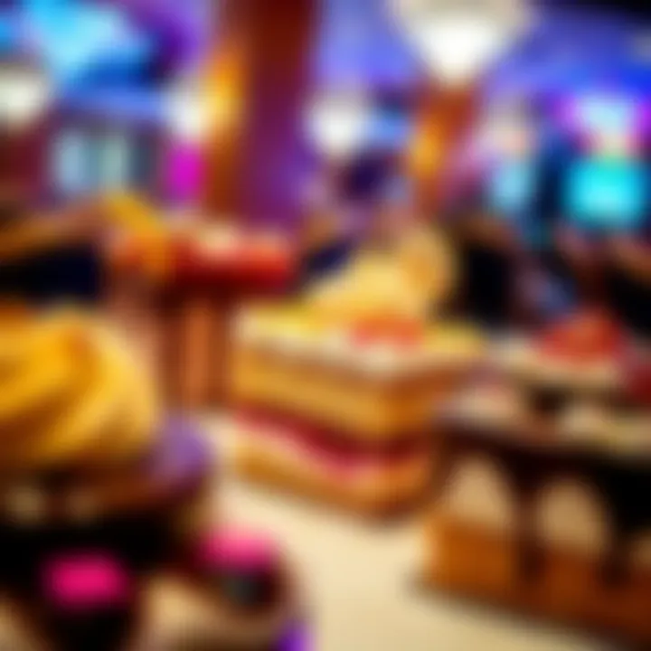 A close-up view of decadent desserts that entice the senses