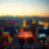 The iconic skyline of Las Vegas representing the allure of entertainment