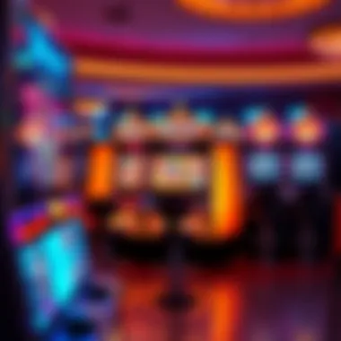 A vibrant display of billionaire slot machines