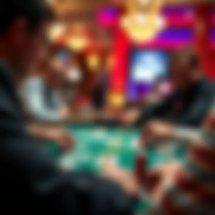 A close-up of a popular card game being played, highlighting strategy and player engagement