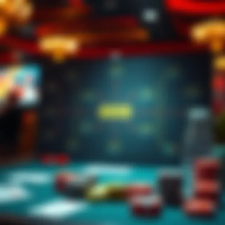 A strategic mind map illustrating online casino gaming strategies