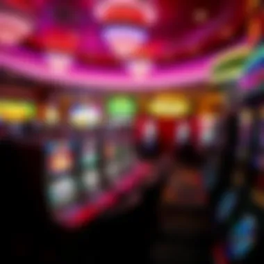 A vibrant casino environment highlighting slot gaming