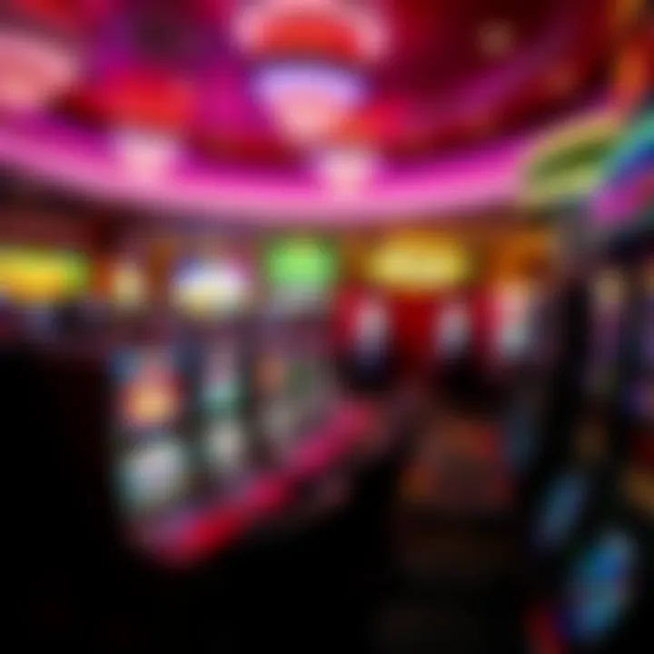 A vibrant casino environment highlighting slot gaming
