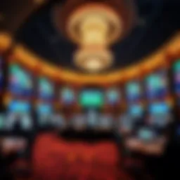 Interior view showcasing the grandeur of the sports book