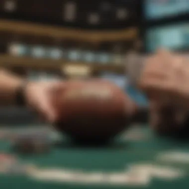 Growth of Sports Betting in NFL Graph showing the growth of sports betting in the NFL