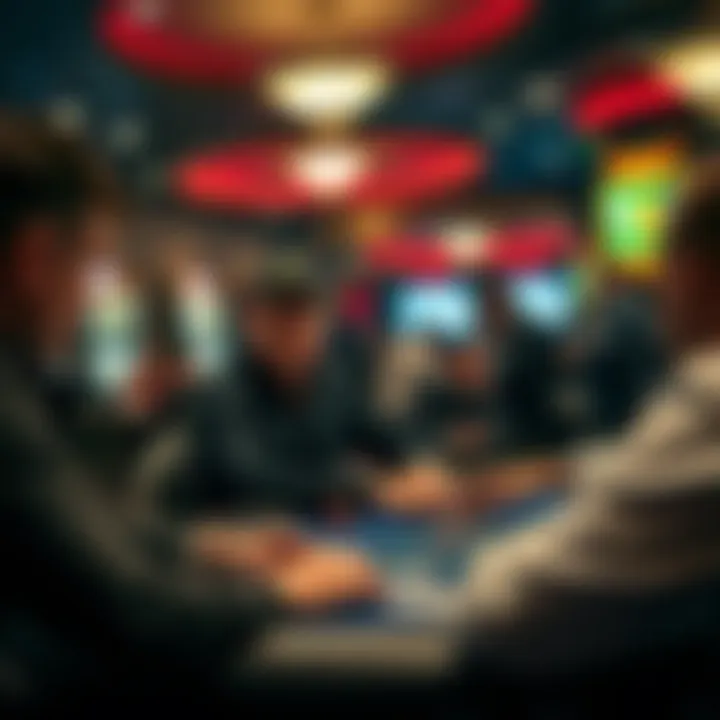 Strategic Poker Gameplay at Pasco Casino Strategic players engaged in a game of poker at Pasco Casino