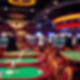 Vibrant Gaming Floor at Pasco Casino Vibrant gaming floor at Pasco Casino showcasing slot machines and table games