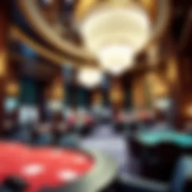 Luxury Design in Top Casinos Lavish interior of a world-class casino showcasing luxury design