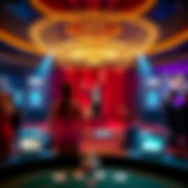 Entertainment in Premier Casinos Spectacular live entertainment performance in a casino venue