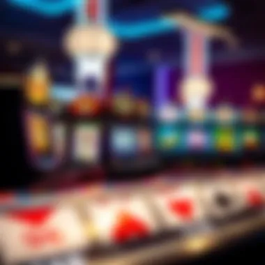 Diverse Styles of Slot Games An engaging scene depicting a variety of slot game styles