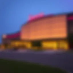 Exterior view of Seneca Nation Casino showcasing its modern architecture