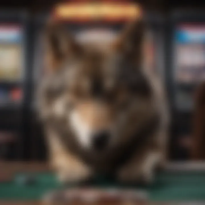 A strategic layout highlighting tips and strategies for playing the Wild Wolf Slot Machine.