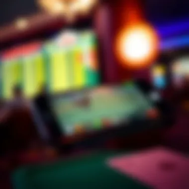 Live Betting Features of TVG App Mobile device displaying live betting on horse races