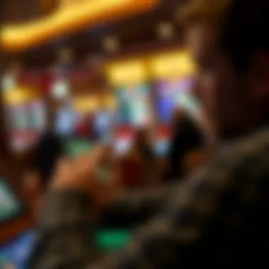 Navigating the TVG Mobile App A user navigating through the TVG mobile app for betting