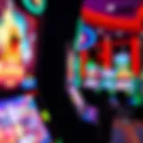 Vibrant gaming interface showcasing various casino games