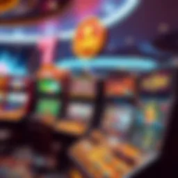Visual representation of various slot game themes