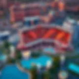 Aerial View of Wynn Hotel Las Vegas A breathtaking aerial view of Wynn Hotel Las Vegas showcasing its stunning architecture and surroundings