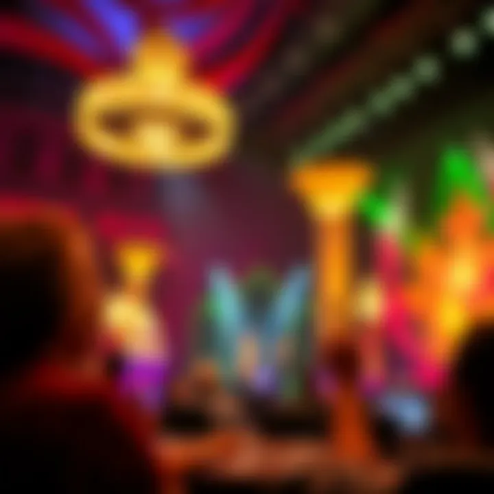 A vibrant scene from a live show at Wynn, capturing the energy and excitement of the performance