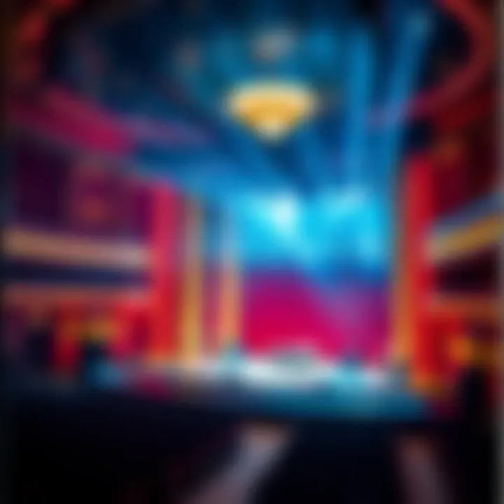 An elegantly set stage inside the Wynn Theater, designed for captivating performances