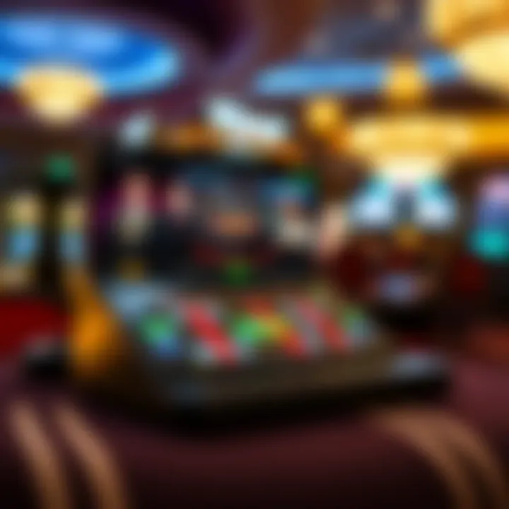 User-Friendly Interface of Wynnbet An engaging user interface showcasing the Wynnbet Online Casino platform on a digital device