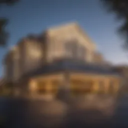 Exterior view of Four Winds Casino highlighting its architecture