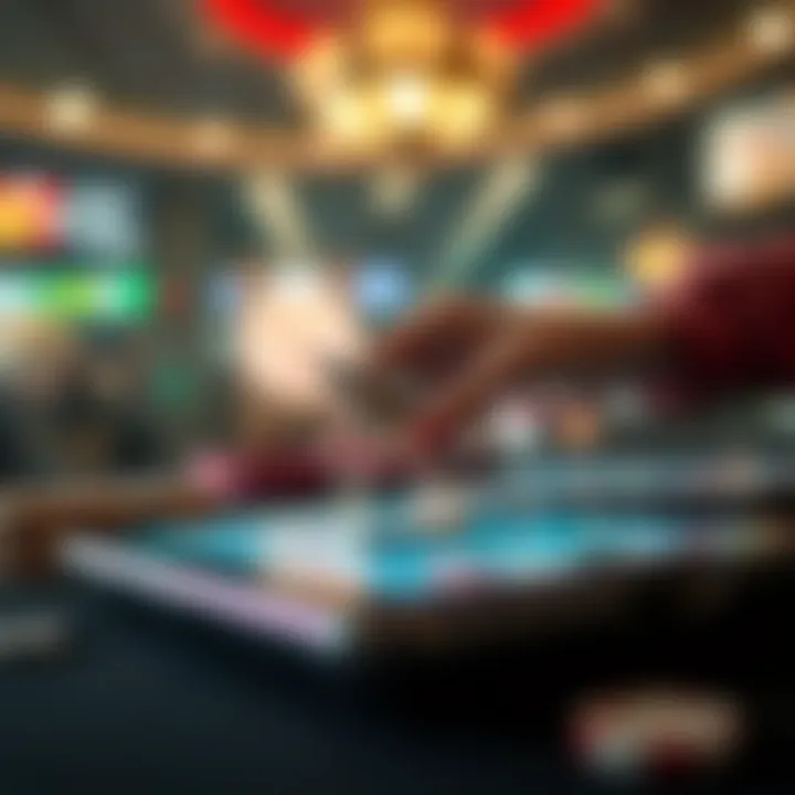 Illustration of future trends in mobile payment integration within the casino industry