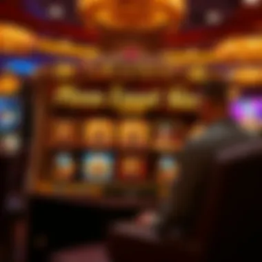 Dynamic gaming interface showcasing slot features