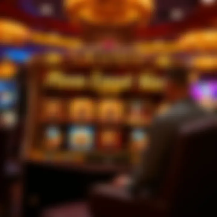 Dynamic gaming interface showcasing slot features