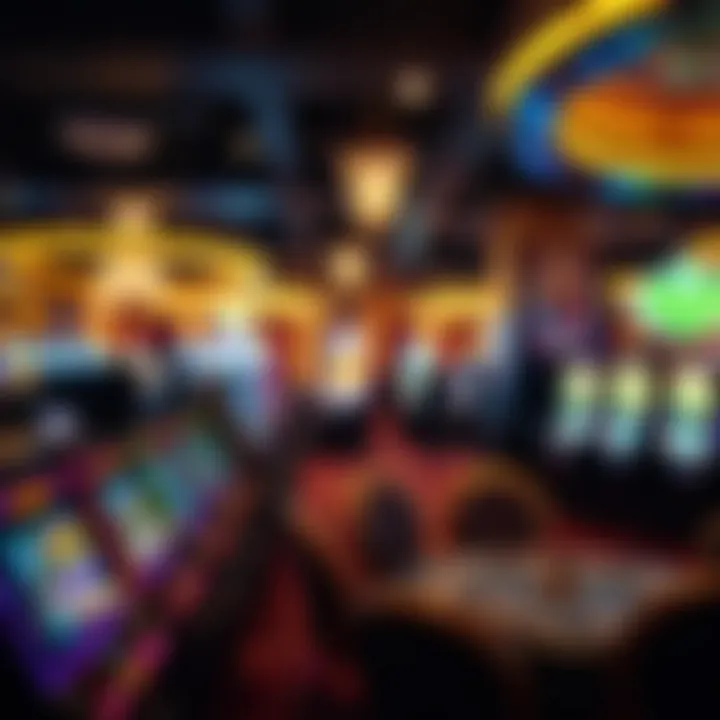 Exciting gaming floor at Golden Nugget casino