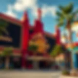 Exterior view of Hard Rock Casino Seminole showcasing its iconic architecture