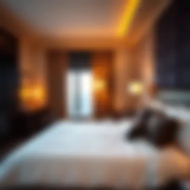 Luxurious guest room inside the Hard Rock Hotel featuring modern amenities