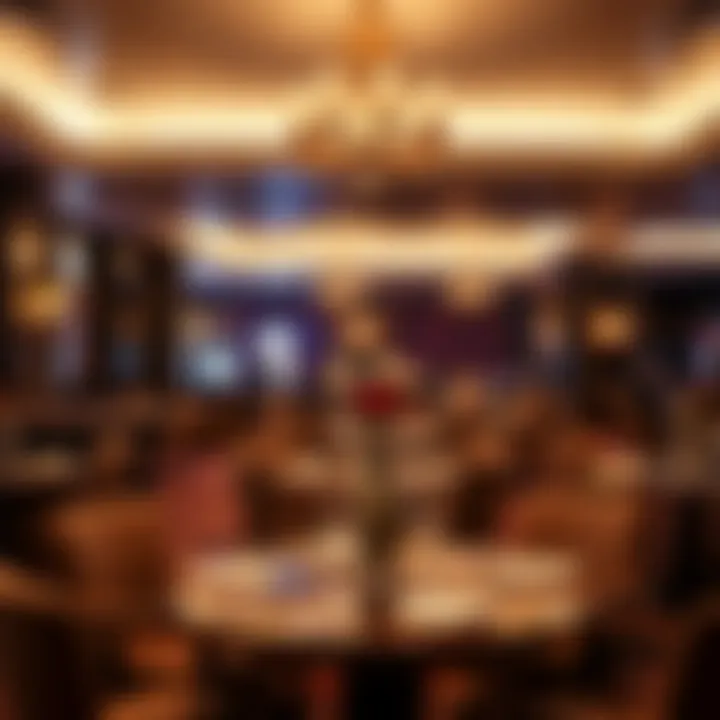 Elegant lounge area within the casino, highlighting ambiance and relaxation