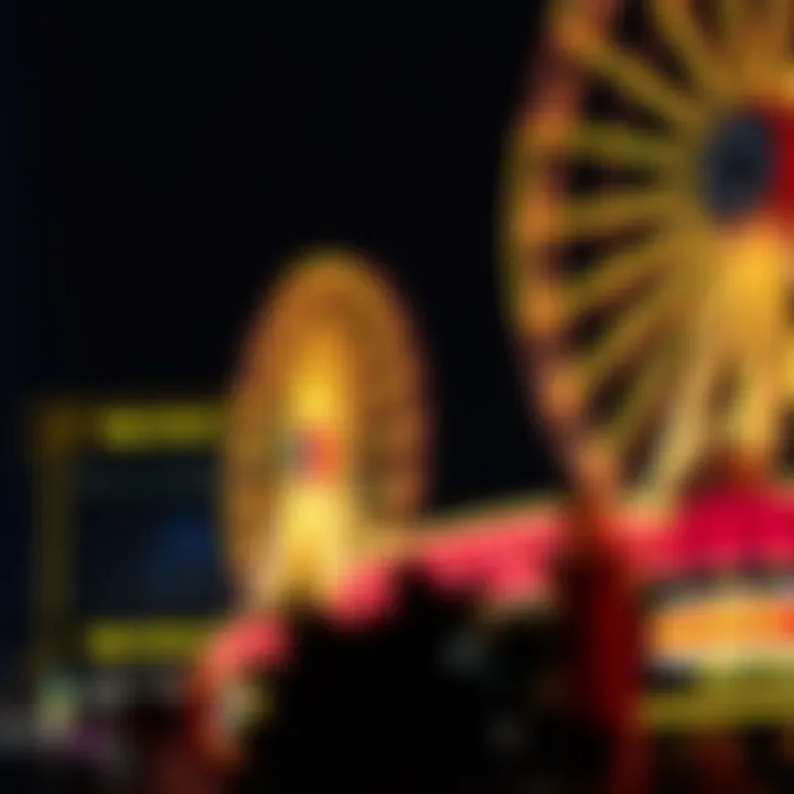 Enchanting Night Lights of the High Roller Nighttime illumination of the High Roller Ferris Wheel