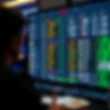 Diverse betting options displayed on a digital platform