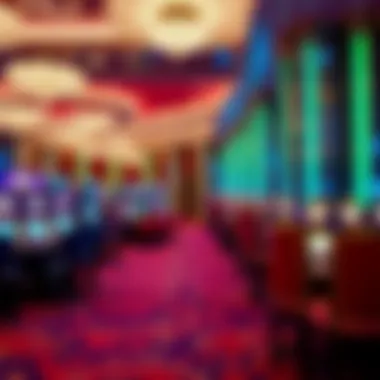Elegant and modern design of Jackpot City Casino interior