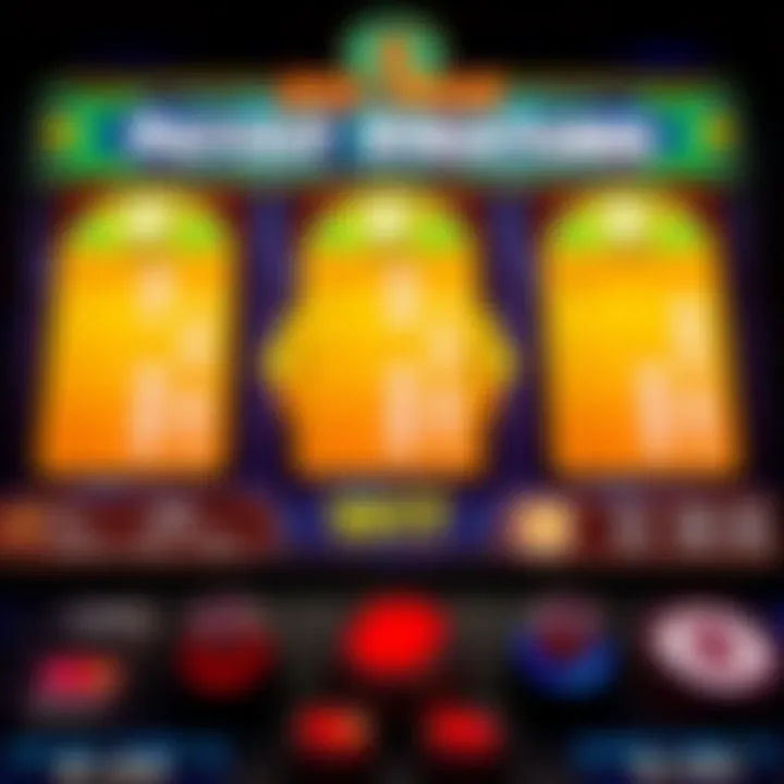 Graphical depiction of payout structures in the game