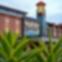 Exterior view of Kewadin Shores Casino and Hotel showcasing modern architecture