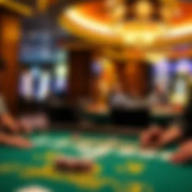 Diverse Table Games at Kickapoo Casino Table games showcasing various card games