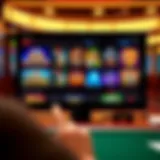 A modern online casino interface displaying various games