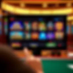 A modern online casino interface displaying various games