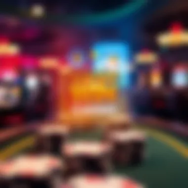 Graphic depicting user engagement strategies within the Lucky Win Casino app