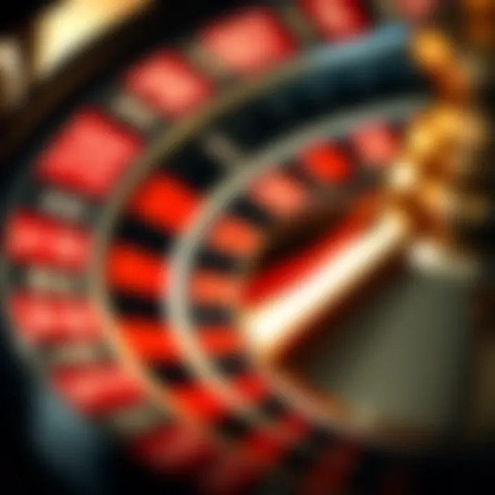 The Intricacies of the Roulette Wheel A close-up view of a roulette wheel showcasing the numbered pockets and the ball.