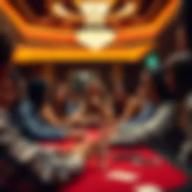 The Thrill of Competition: Trivia with Financial Stakes A diverse group in a trivia competition