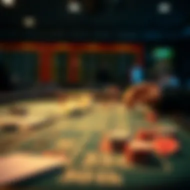 A strategic betting board featuring various betting types.